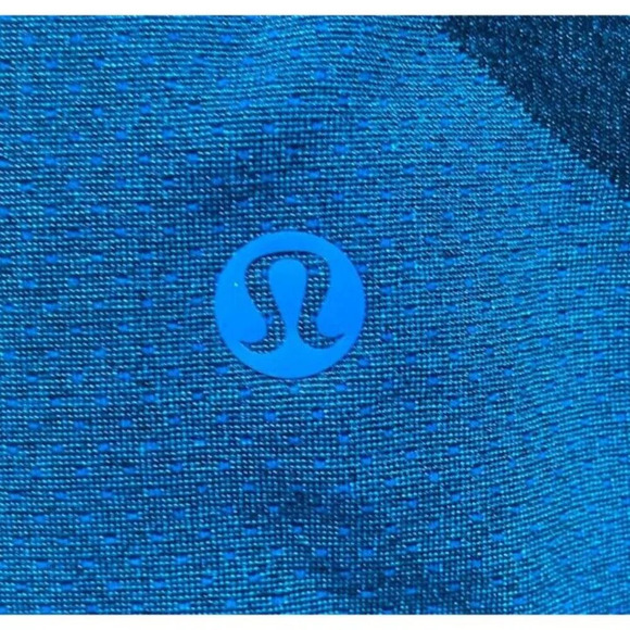 2 Pair Lululemon Seamless Mesh High Rise Tight Leggings 25" Blue Gray 2 - Picture 3 of 5